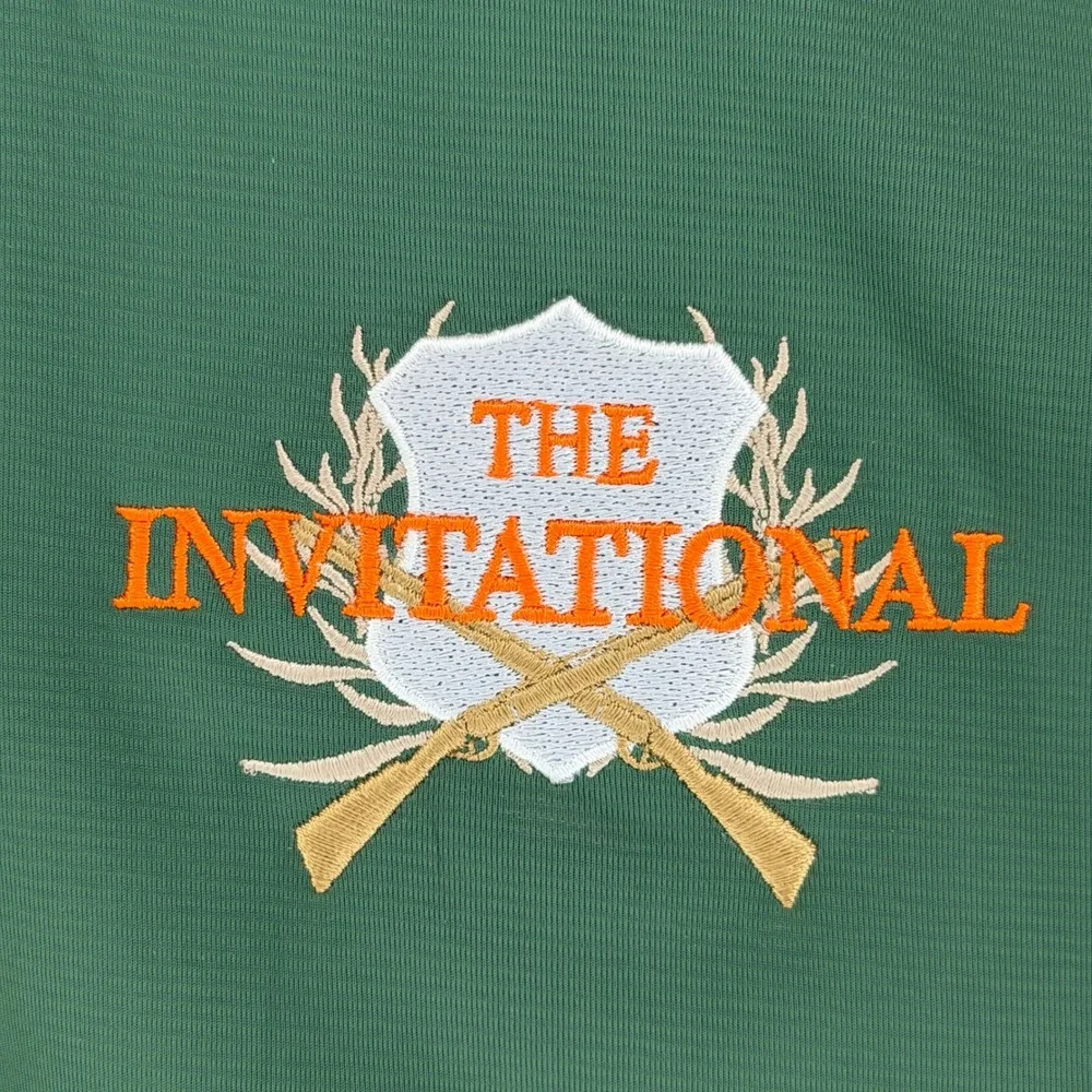 Clique Mens Green The Invitational Embroidered‎ Softshell Full Zip Vest Large L
